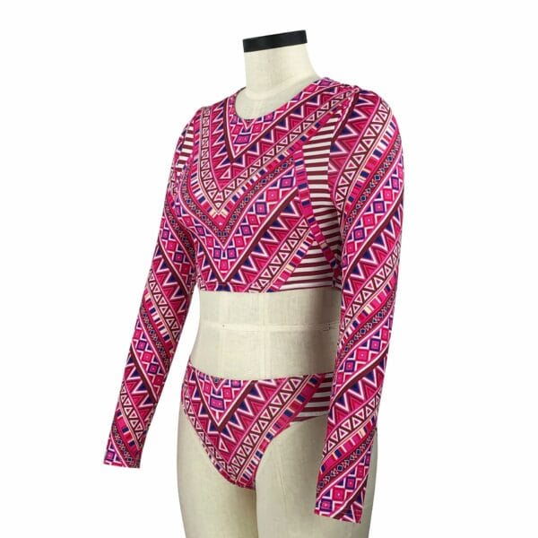 Azure Geometric Long-Sleeve Set - Image 12