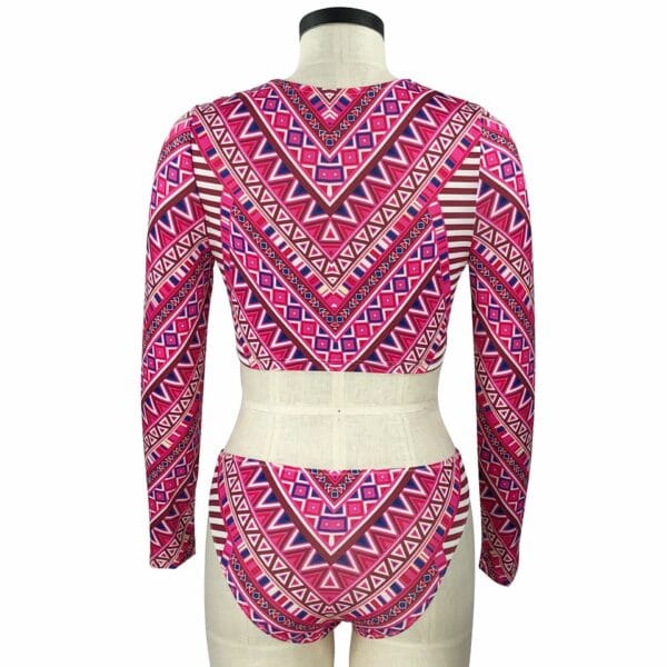 Azure Geometric Long-Sleeve Set - Image 13