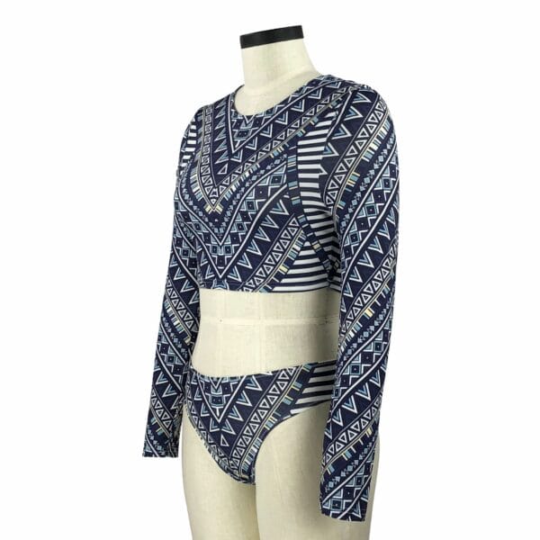 Azure Geometric Long-Sleeve Set - Image 15