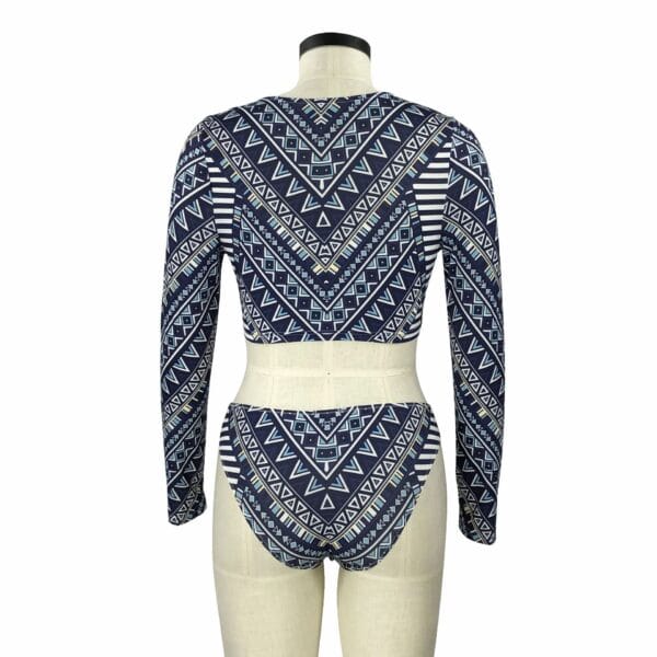 Azure Geometric Long-Sleeve Set - Image 16