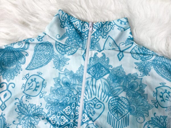 Azure Tide Floral One-Piece - Image 7