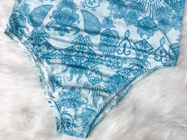 Azure Tide Floral One-Piece - Image 10