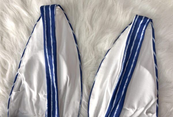 Azure Tide Striped Tie-Waist One-Piece - Image 8