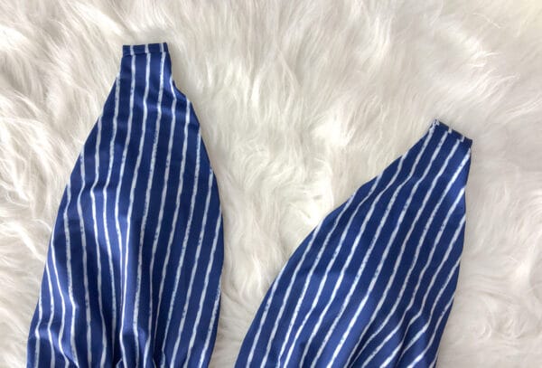 Azure Tide Striped Tie-Waist One-Piece - Image 12