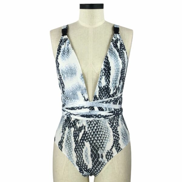 Bohemian Coast Retro Print One-Piece - Image 13