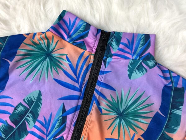 Coastal Breeze Zip-Front One-Piece - Image 12