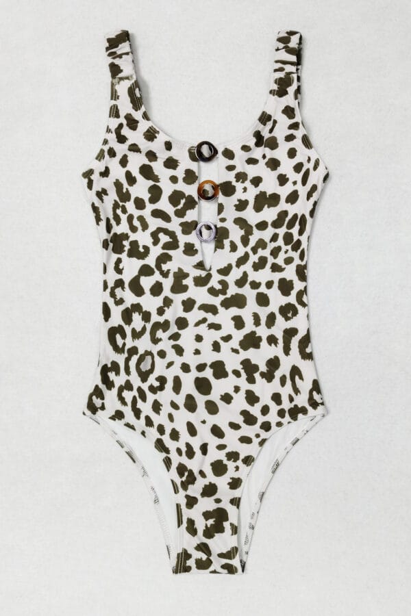 Coastal Leopard Plunge One-Piece - Image 11