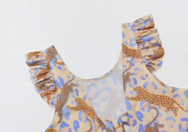 Coastal Leopard Ruffle One-Piece - Image 6