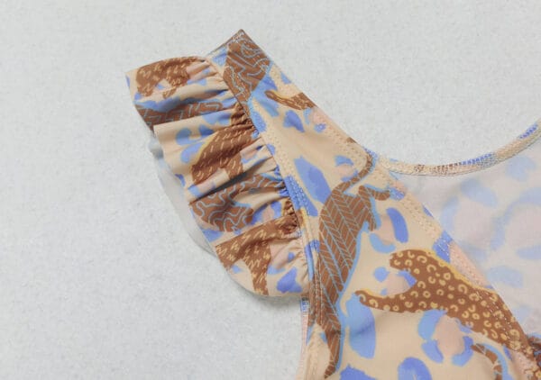 Coastal Leopard Ruffle One-Piece - Image 7
