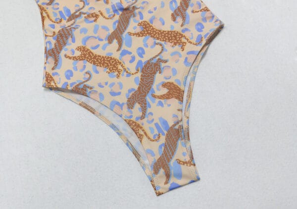 Coastal Leopard Ruffle One-Piece - Image 8