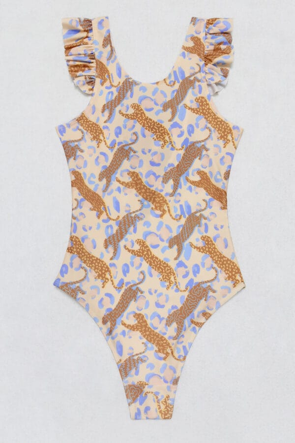 Coastal Leopard Ruffle One-Piece - Image 12