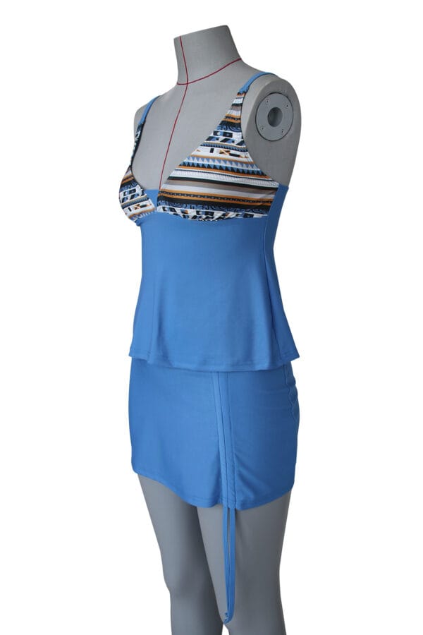 Coastal Patchwork Tankini Set - Image 6