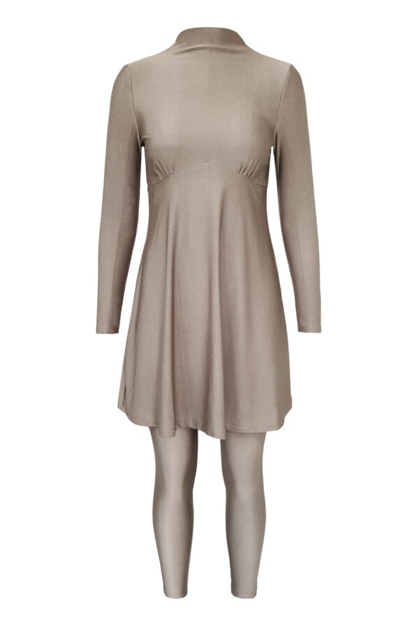 Coastal Serenity Long Sleeve Swim Dress - Image 20