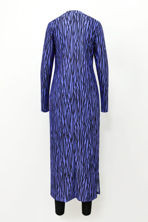 Coastal Shadow Hooded Swim Dress - Image 3
