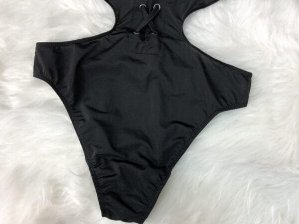 Coastal Shadow Lace-Up One-Piece - Image 9
