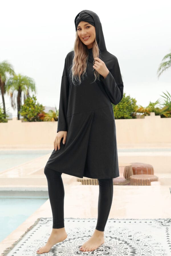Coastal Whisper Coverage Swim Dress Set - Image 14