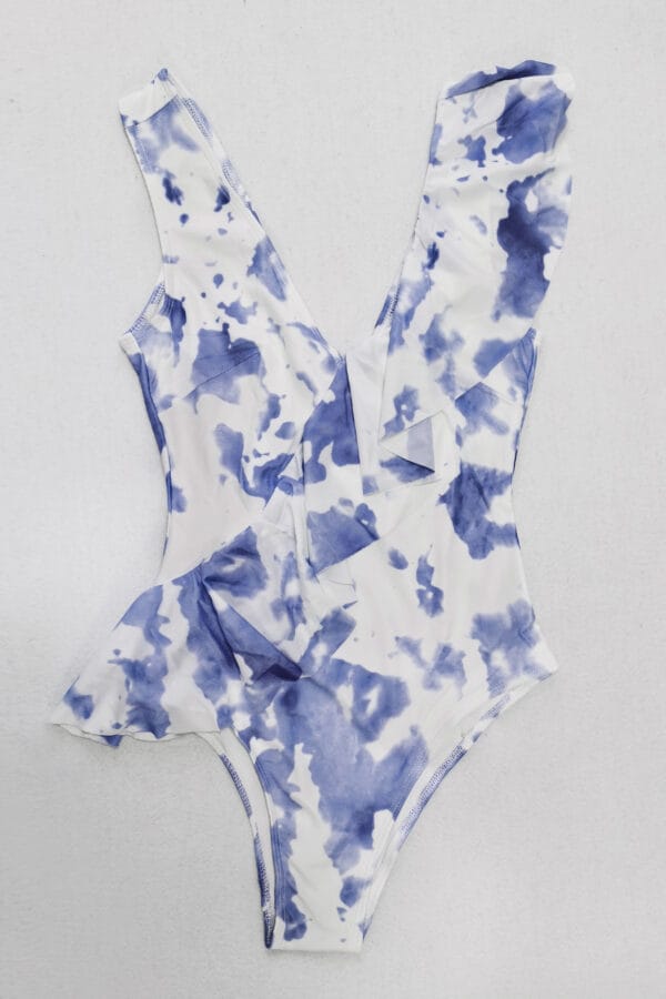 Coastal Whisper Ruffle One-Piece - Image 9