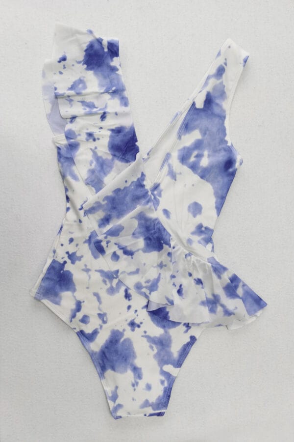Coastal Whisper Ruffle One-Piece - Image 10