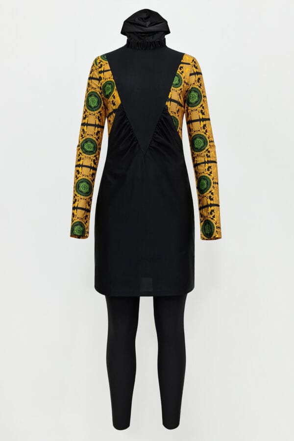Desert Mirage Long Sleeve Swim Dress - Image 1