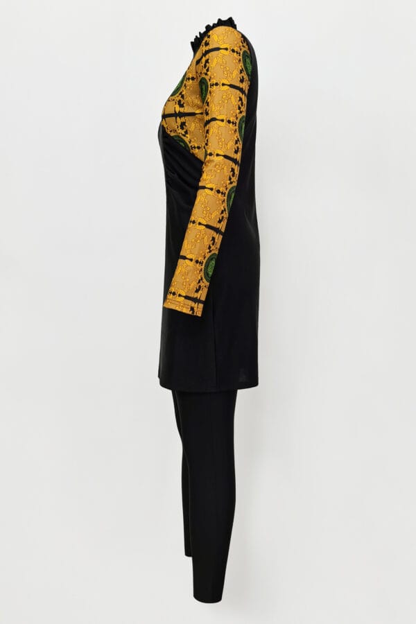 Desert Mirage Long Sleeve Swim Dress - Image 2