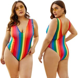 Desert Rainbow Plunge One-Piece