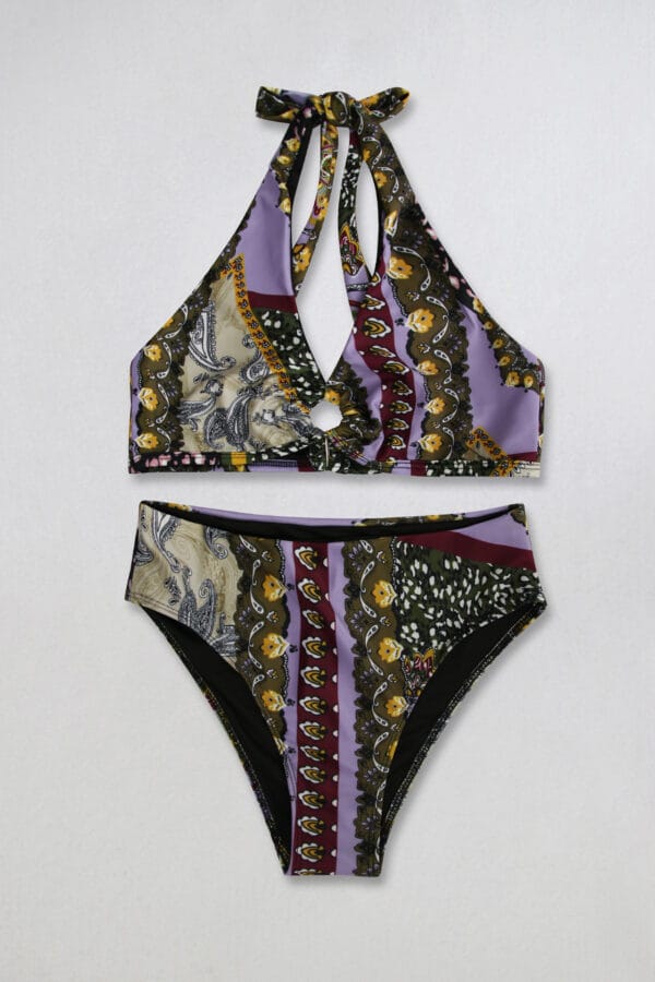 Floral Wanderer Tie-Strap Bikini - Image 12