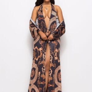 Gilded Coastline Cape Bikini Set
