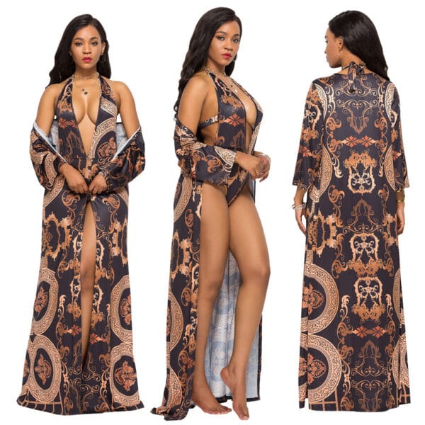 Gilded Coastline Cape Bikini Set - Image 11