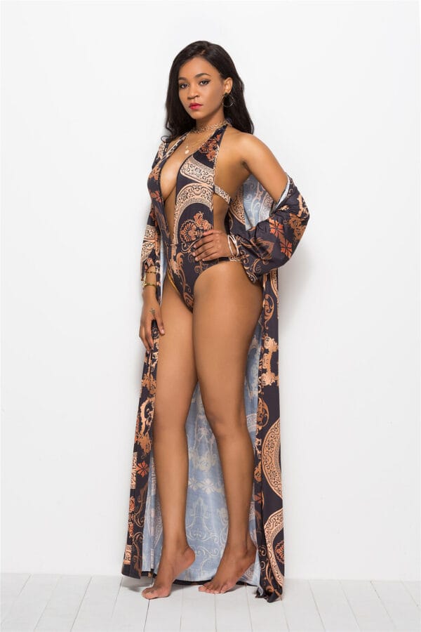 Gilded Coastline Cape Bikini Set - Image 2