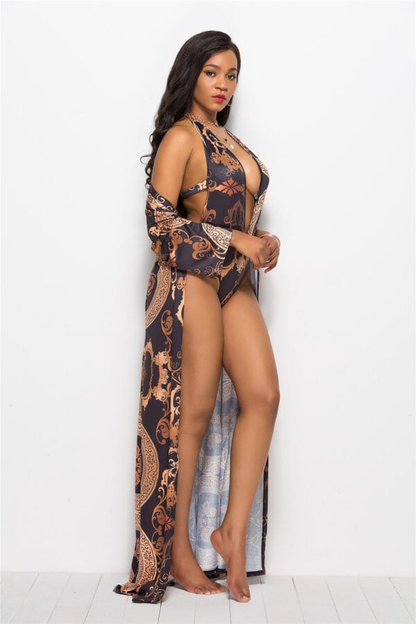 Gilded Coastline Cape Bikini Set - Image 3