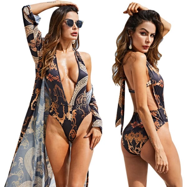 Gilded Coastline Cape Bikini Set - Image 5