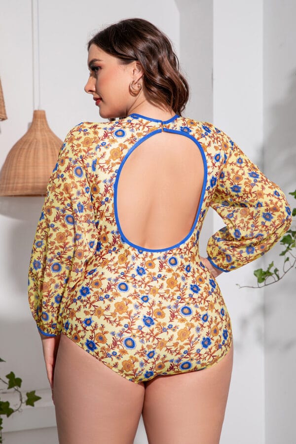 Golden Meadow Long Sleeve One-Piece - Image 4
