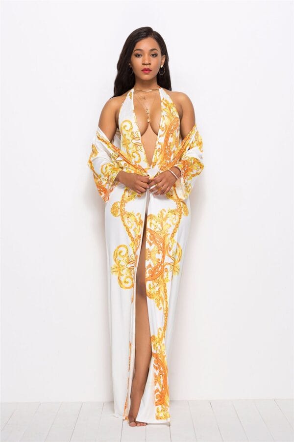 Golden Paradise Plunge One-Piece Set - Image 13