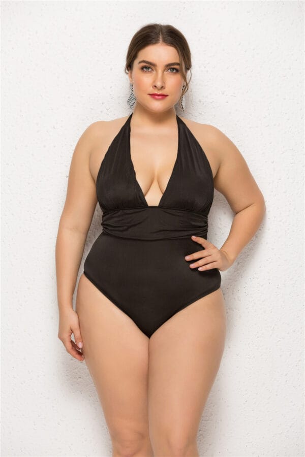 Midnight Tide Halter One-Piece - Image 2