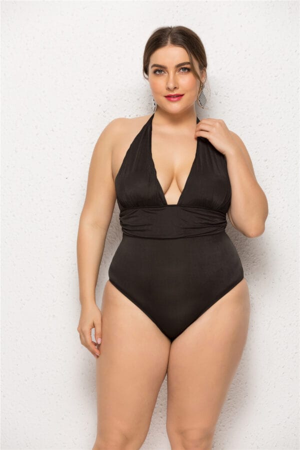 Midnight Tide Halter One-Piece - Image 3