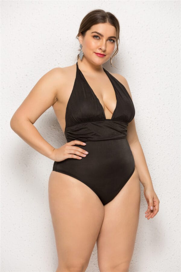 Midnight Tide Halter One-Piece - Image 5