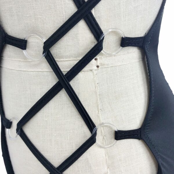 Midnight Tide Lace-Up One-Piece - Image 9