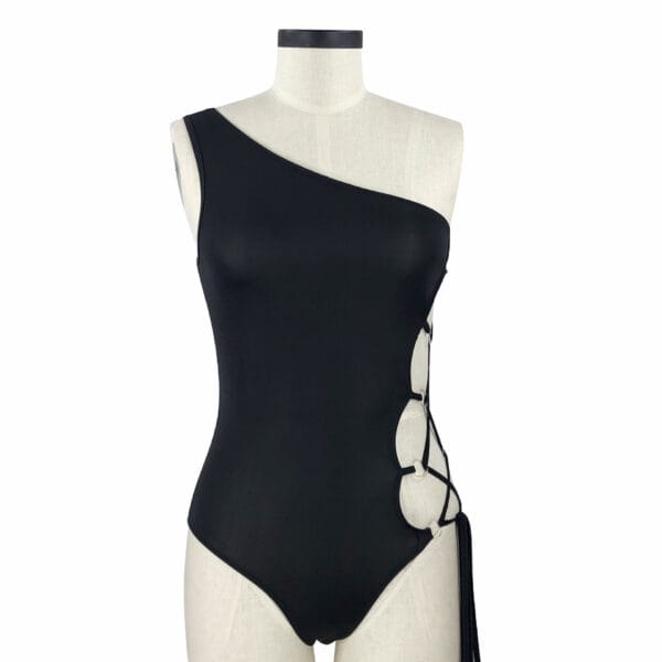 Midnight Tide Lace-Up One-Piece - Image 11