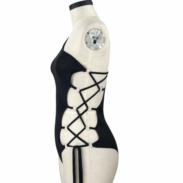 Midnight Tide Lace-Up One-Piece - Image 12