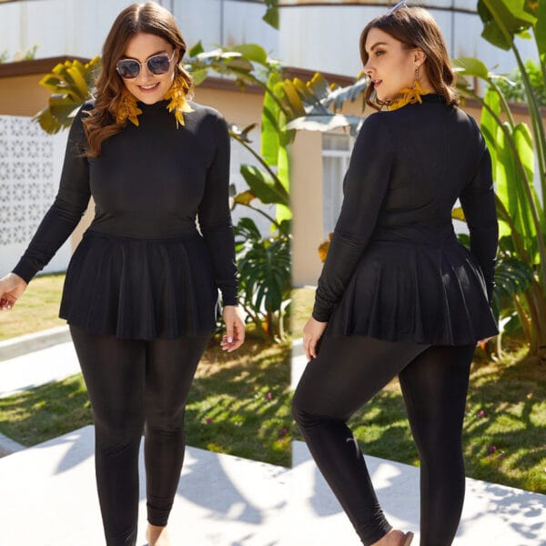 Midnight Tide Long Sleeve One-Piece - Image 14