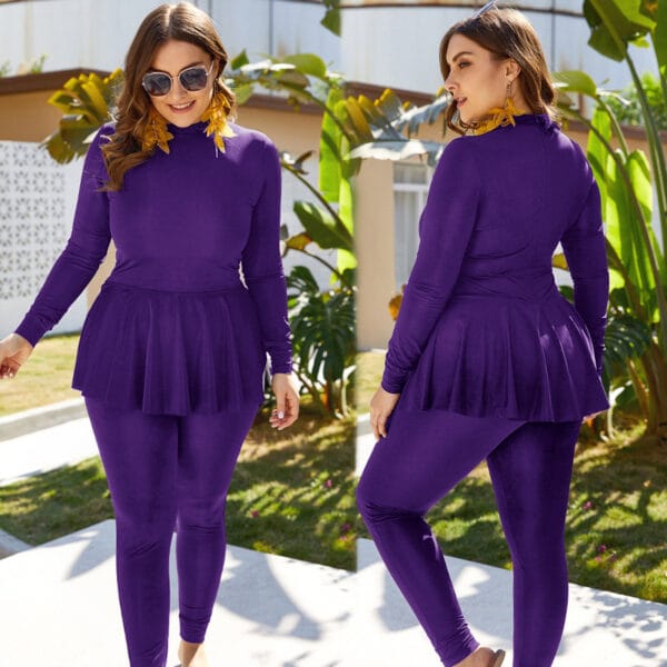 Midnight Tide Long Sleeve One-Piece - Image 21