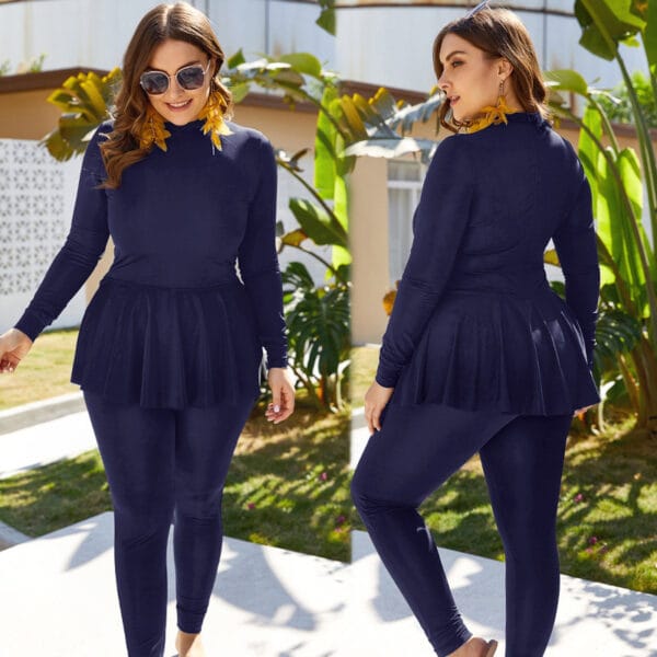 Midnight Tide Long Sleeve One-Piece - Image 27