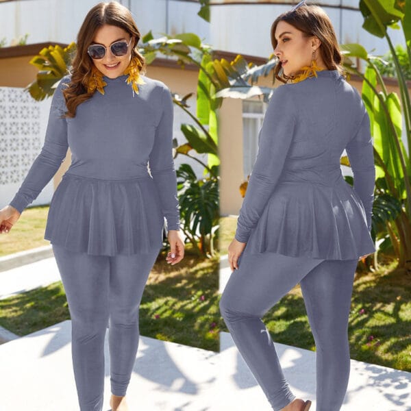 Midnight Tide Long Sleeve One-Piece - Image 7