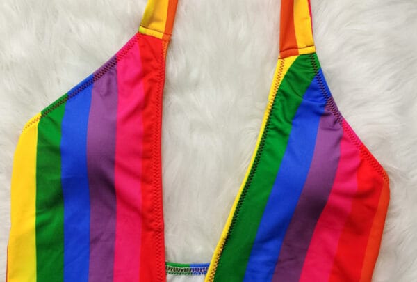 Rainbow Coastline Plunge One-Piece - Image 9
