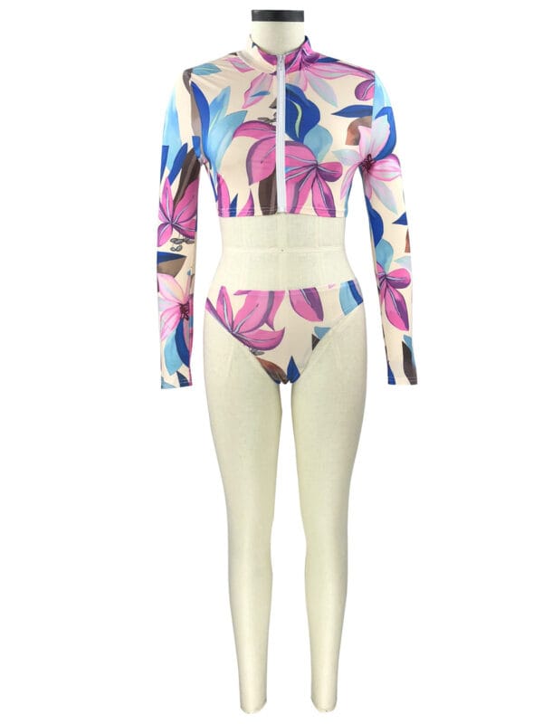 Rainbow Tide Zip-Up Set - Image 57