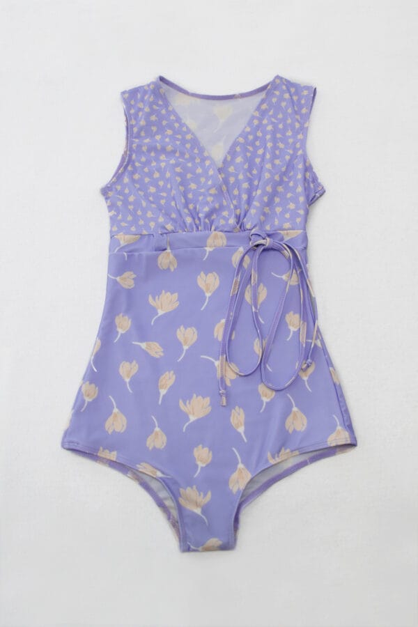 Seaside Bloom Tie-Waist One-Piece - Image 14