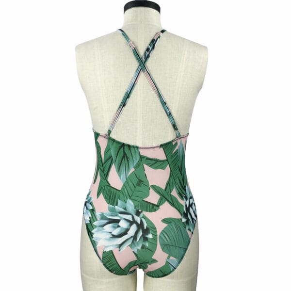 Seaside Floral Tie One-Piece - Image 7