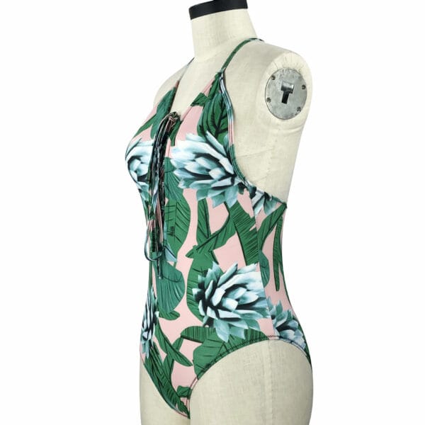 Seaside Floral Tie One-Piece - Image 9