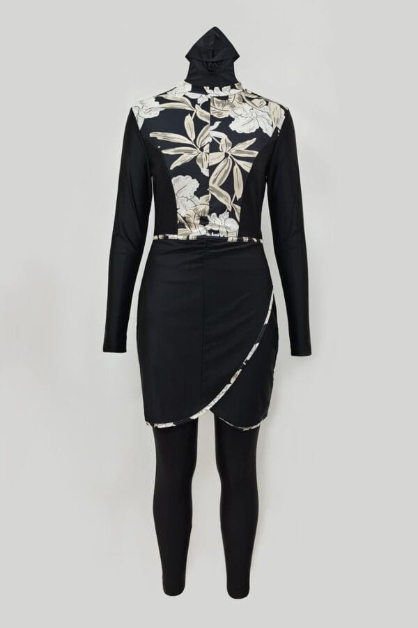 serene_flora_swim_dress_mannequin_1 Serene Flora Swim Dress - Image 1